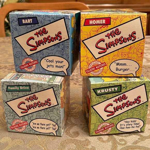 The Simpsons set of 4 watches 2002 - Picture 3 of 13